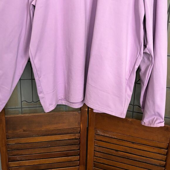 Polo Ralph Lauren RLX Quarter Zip PullOver Stretch Jersey Knit Sweatshirt Size L - Picture 10 of 13